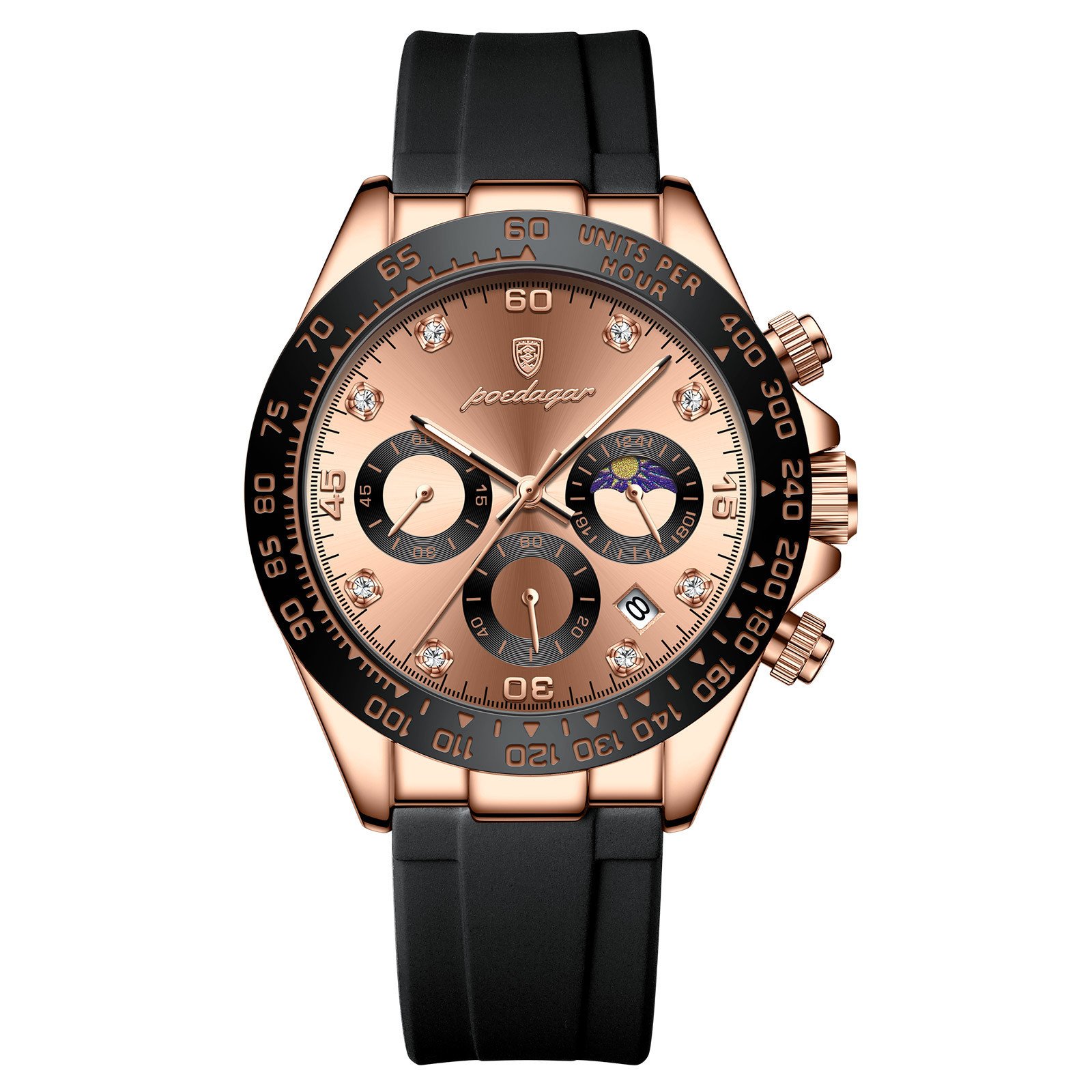 Reloj Multifuncional para Hombre con Correa de Silicona - Image 3